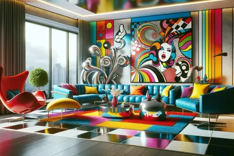Pop art interior design: Jak ożywić wnętrza kolorami i stylem